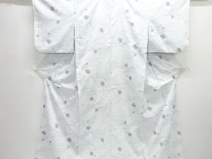 駒絽　花模様小紋着物